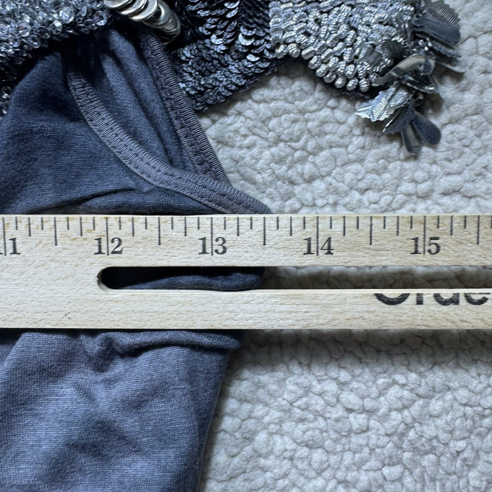 Guess by Marciano Dress Womens Small One Shoulder Sequin Accent Bodycon Ombre - Picture 11 of 13